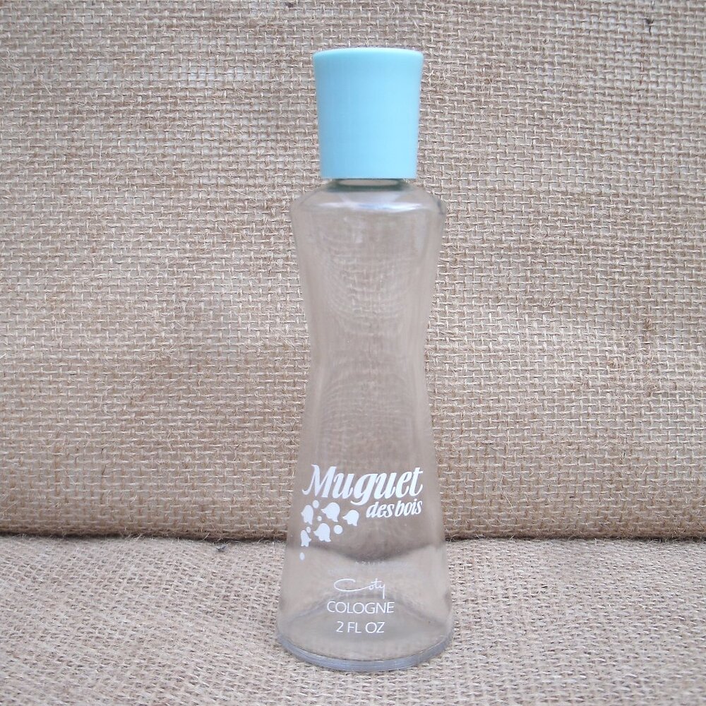 Vintage Coty Muguet des bois Cologne Bottle